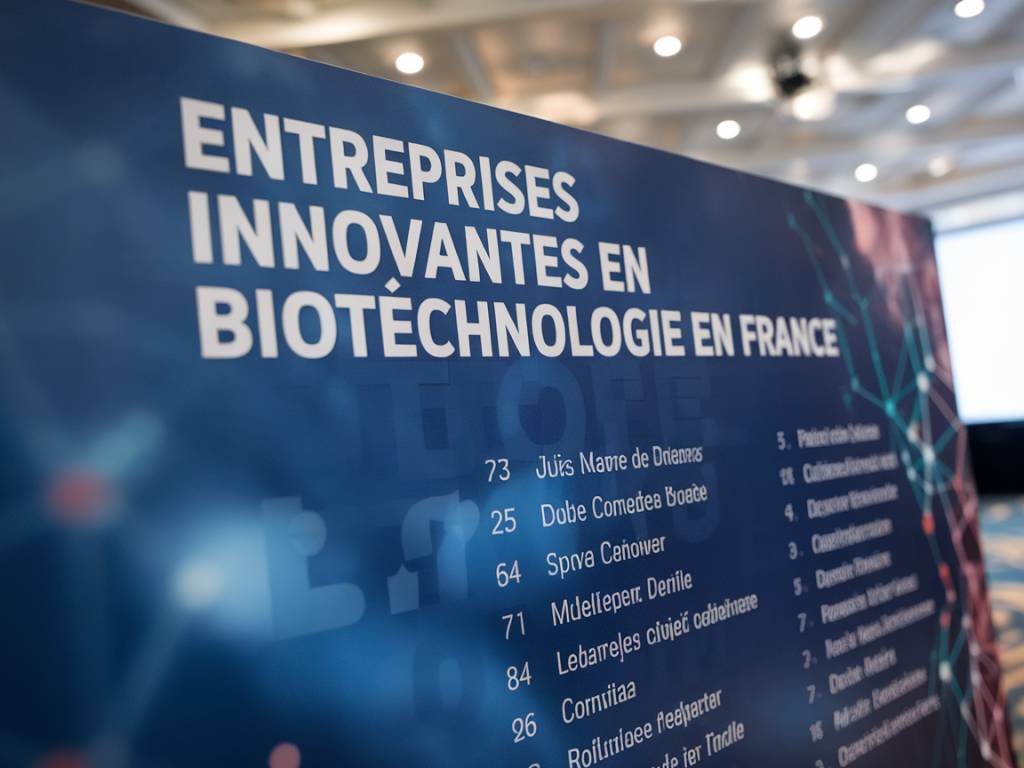 Entreprises innovantes en biotechnologie en France : les acteurs à suivre